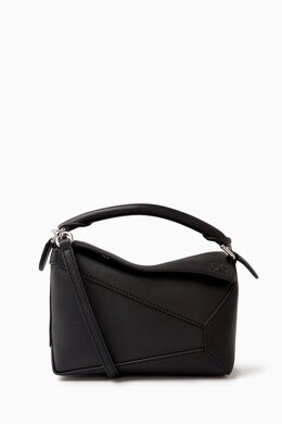 Loewe Mini Puzzle Top-handle Bag in Calfskin Leather 216611222_13