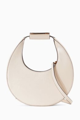 Staud Mini Moon Bag in Polished Leather 213840478_185