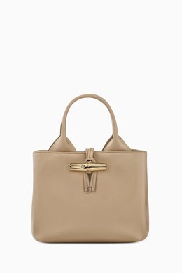 Longchamp XS Le Roseau Tote Bag in Calfskin Leather 218165718_7762