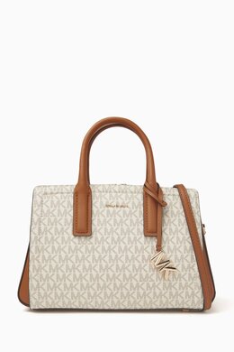 Michael Kors Small Laila Tote Bag in Signature Logo Canvas 218204924_7762