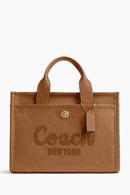 Coach Cargo Tote Bag in Pebble Leather 218136846_240