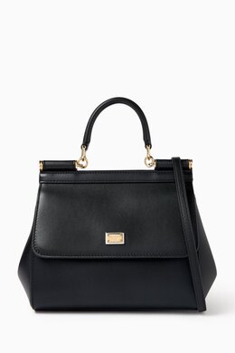 Dolce & Gabbana Medium Sicily Top-handle Bag in Leather 216384878_2709