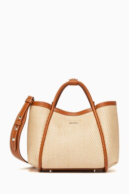 Max Mara XS Marine Bag in Faux Raffia 218218205_7762