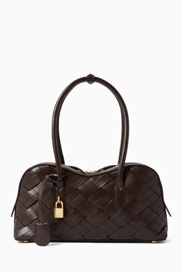 Stella McCartney Ryder Woven Shoulder Bag in Vegan Leather 218064835_211