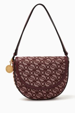 Stella McCartney Frayme Medium S-Wave Flap Shoulder Bag 215546199_16