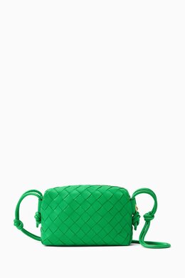Bottega Veneta Loop Mini Crossbody Bag in Intrecciato Nappa 215130371_20