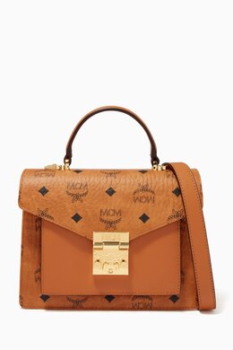 MCM Small Patricia Satchel in Visetos 214859278_15
