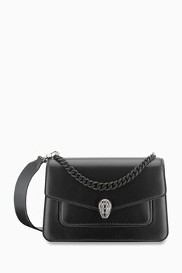 Bvlgari Small Serpenti Forever Maxi Chain Crossbody Bag in Leather 216486532_13