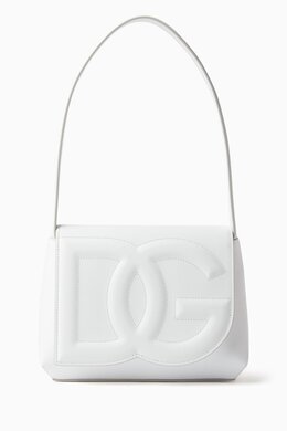 Dolce & Gabbana DG Logo Shoulder Bag in Smooth Leather 216772292_26