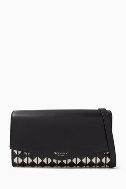 Serapian Mosaico Clutch Bag in Calfskin Leather 216195956_195