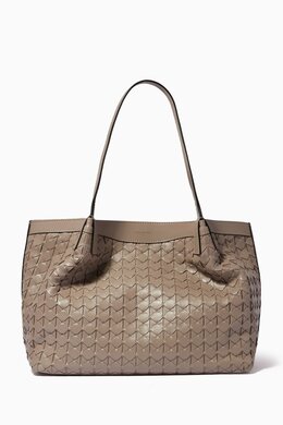 Serapian Small Secret Tote Bag in Mosaico Leather 215115176_21