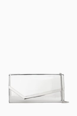 Jimmy Choo Emmie Clutch in Metallic Leather 216177178_247