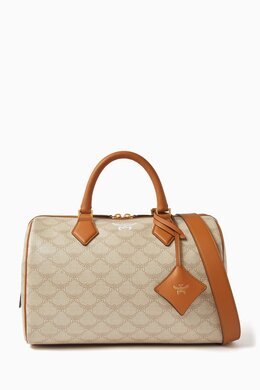 MCM Medium Ella Boston Bag in Canvas 216736646_179