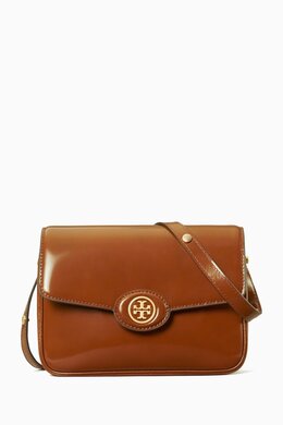 Tory Burch Robinson Convertible Shoulder Bag in Patent Leather 216609747_179