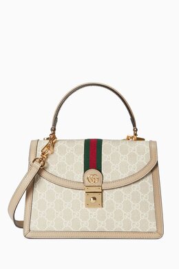 Gucci Ophidia Medium Bag in Supreme Canvas & Calf Leather 215414236_179