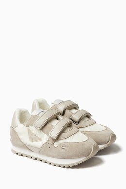 Emporio Armani Eagle Logo Sneakers in Mesh & Suede 217351282_187