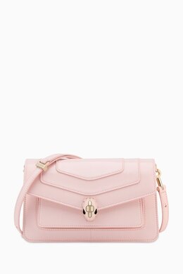 Bvlgari Small Serpenti Forever East-West Shoulder Bag in Snakeskin Leather 217553111_5925