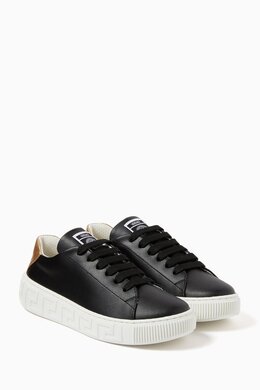 Versace Low-top La Greca Sneakers in Leather 217136966_13
