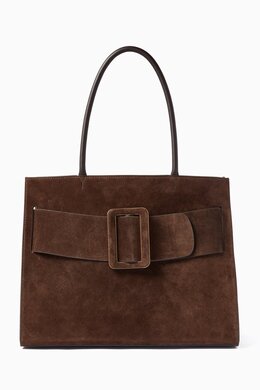 Boyy Bobby Soft Tote Bag in Suede 217647717_211