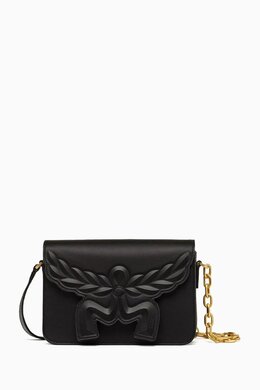 MCM Himmel Laurel Crossbody Bag in Calf Leather 217676662_13