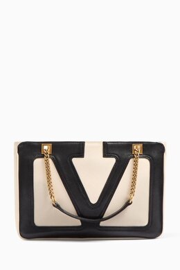 Valentino Garavani Small Viva Superstar Shopping Tote Bag in Leather 217775130_195