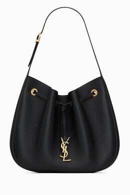 Saint Laurent Small Paris VII Hobo Bag in Grained Leather 217476699_13