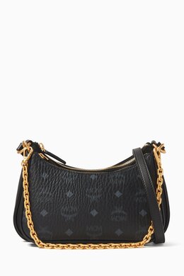 MCM Small Aren Hobo Shoulder Bag in Visetos Canvas 217808410_13