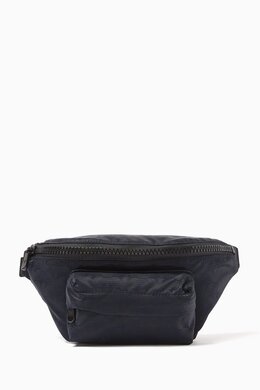 Emporio Armani Eagle Logo Belt Bag in Nylon 217733329_4067