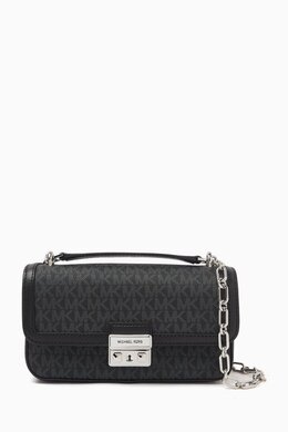Michael Kors Small Tribeca Logo Shoulder Bag in Coated-canvas 217929648_13