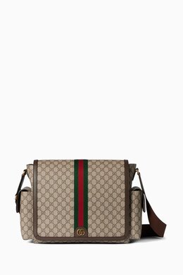 Gucci Large GG Diaper Bag in GG Supreme Canvas 217730505_15