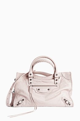 Balenciaga Le City Medium Bag in Arena Storico Lambskin 218008978_7762