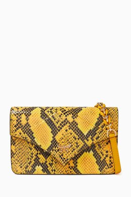 MCM Mini Brillie Diamond Shoulder Bag in Snake-embossed Leather 218064295_248
