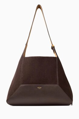 Jimmy Choo Medium Diamond Hobo Bag in Suede 217782614_15