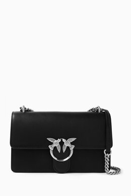 Pinko Classic Love One Crossbody Bag in Leather 218099777_13