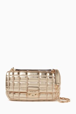 Michael Kors Small Tribeca Convertible Shoulder Bag in Quilted Leather 217929775_248