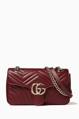 Gucci Small GG Marmont Chevron-quilted Shoulder Bag in Leather 217213940_16