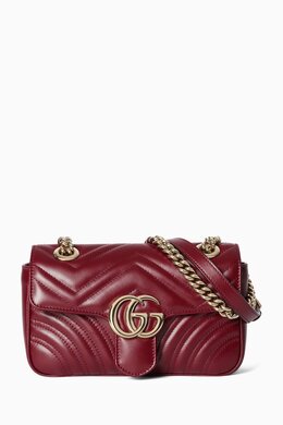 Gucci Mini GG Marmont Shoulder Bag in Matelassé Chevron Leather 217709865_16