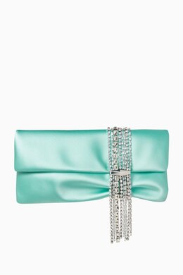 Jimmy Choo Zandra Crystal-embellished Clutch Bag in Satin 217831974_20