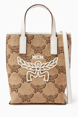 MCM Mini Himmel Crossbody Bag in Lauretos Canvas 218064298_7762