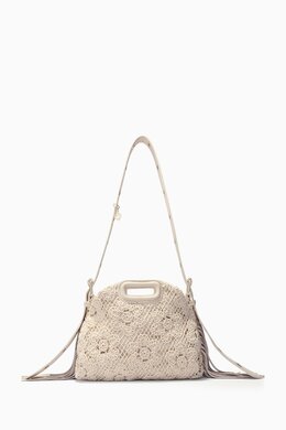 Maje Mini Miss M Bag in Embroidered Lace 217951870_191