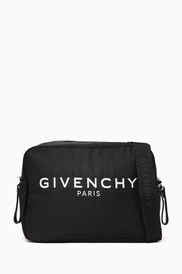 Givenchy Logo Print Jacquard Changing Bag in Leather 215992386_2709