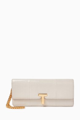 Tom Ford Wallis Clutch Bag in Snakeskin-embossed Leather 217621192_19