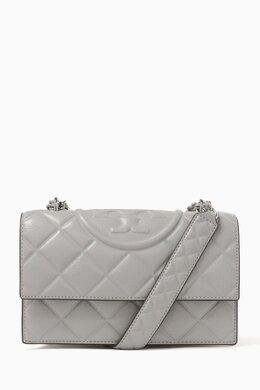 Tory Burch Small Fleming Convertible Shoulder Bag in Leather 218158826_19