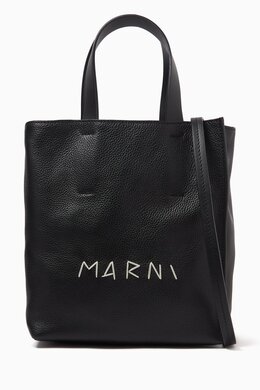 Marni Mini Museo Tote Bag in Leather 217559217_13
