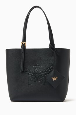 MCM Mini Himmel Shopper Tote Bag in Leather 216736618_13