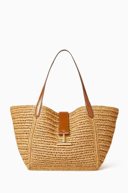Tom Ford Medium Tara Tote Bag in Raffia 217830339_195