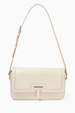 Tom Ford East/West Shoulder Bag in Croc-embossed Leather 217830333_26