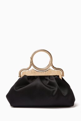 Okhtein The Bangle Clutch Bag in Satin 217135001_13