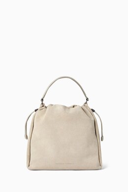 Brunello Cucinelli Soft Bucket Bag in Suede 217461017_213