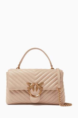Pinko Love Lady Puff Top-handle Bag in Leather 218287483_7762